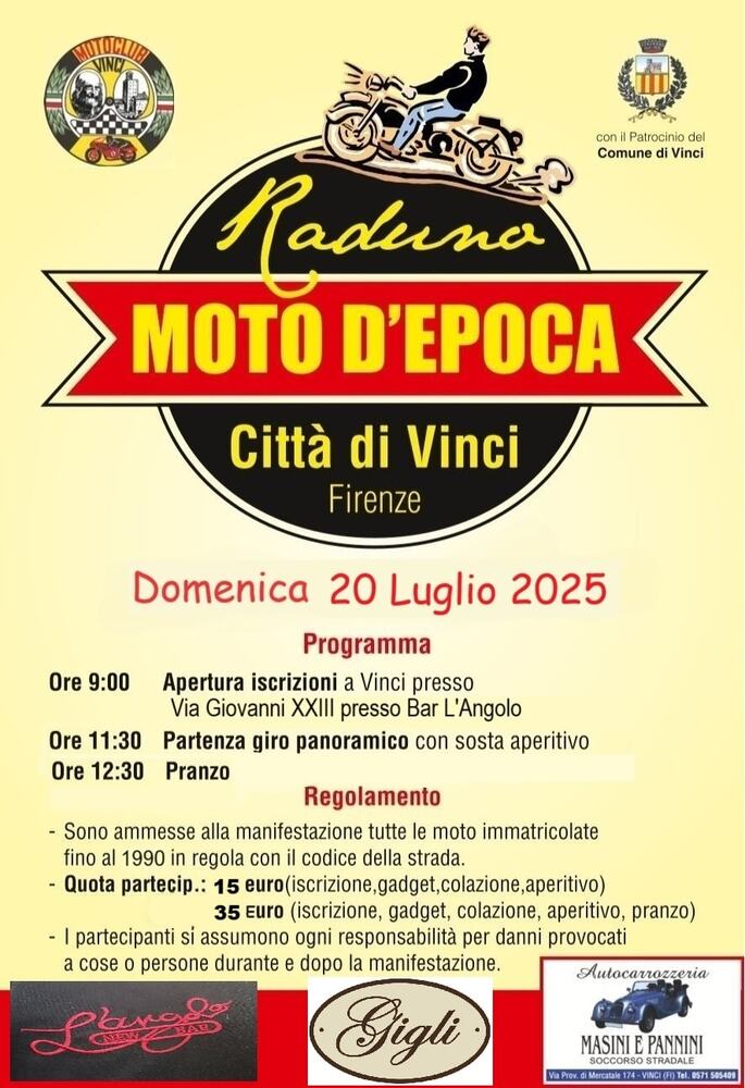Motoraduno Città di Vinci