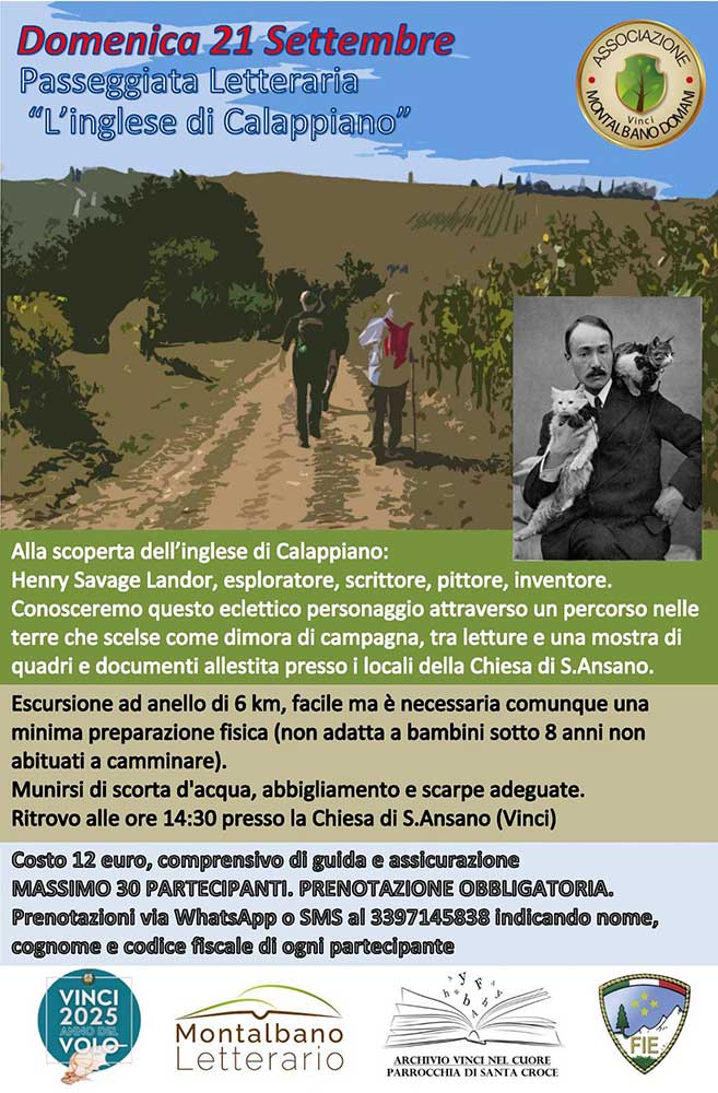 Passeggiata Letteraria “L’inglese di Calappiano”