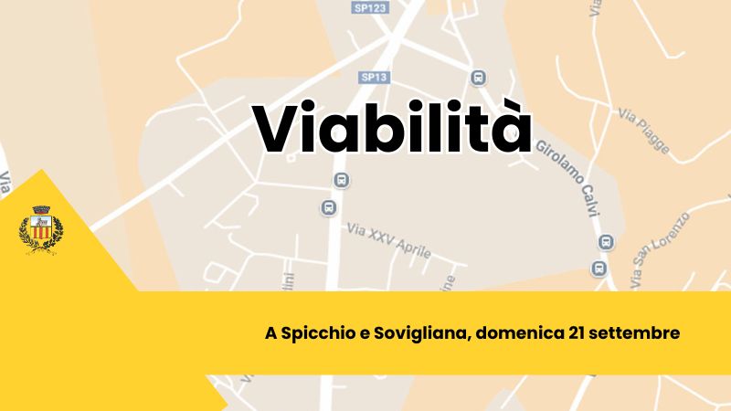 Giornata dello sport e Viale in festa, cambia la viabilità a Spicchio e Sovigliana