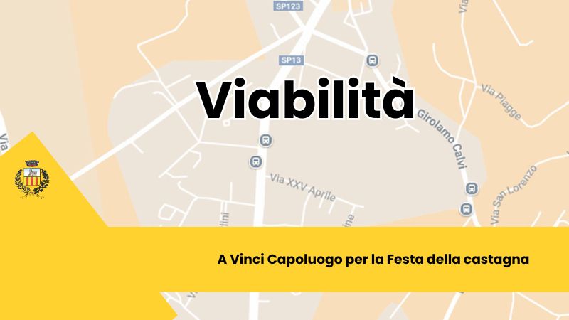 Viabilità per la Festa della castagna
