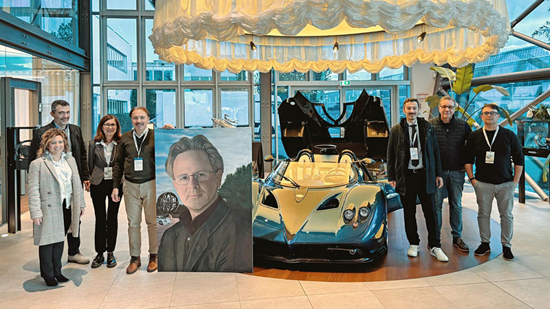 Vinci e Pagani, una delegazione del Comune in visita al museo delle hypercar modenesi